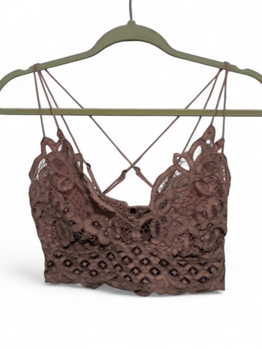 Free People One Adella Dusty Pink Bralette